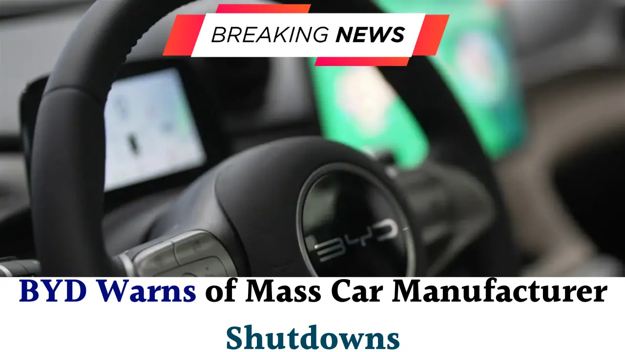 BYD predicts a mass shutdown of car manufacturers